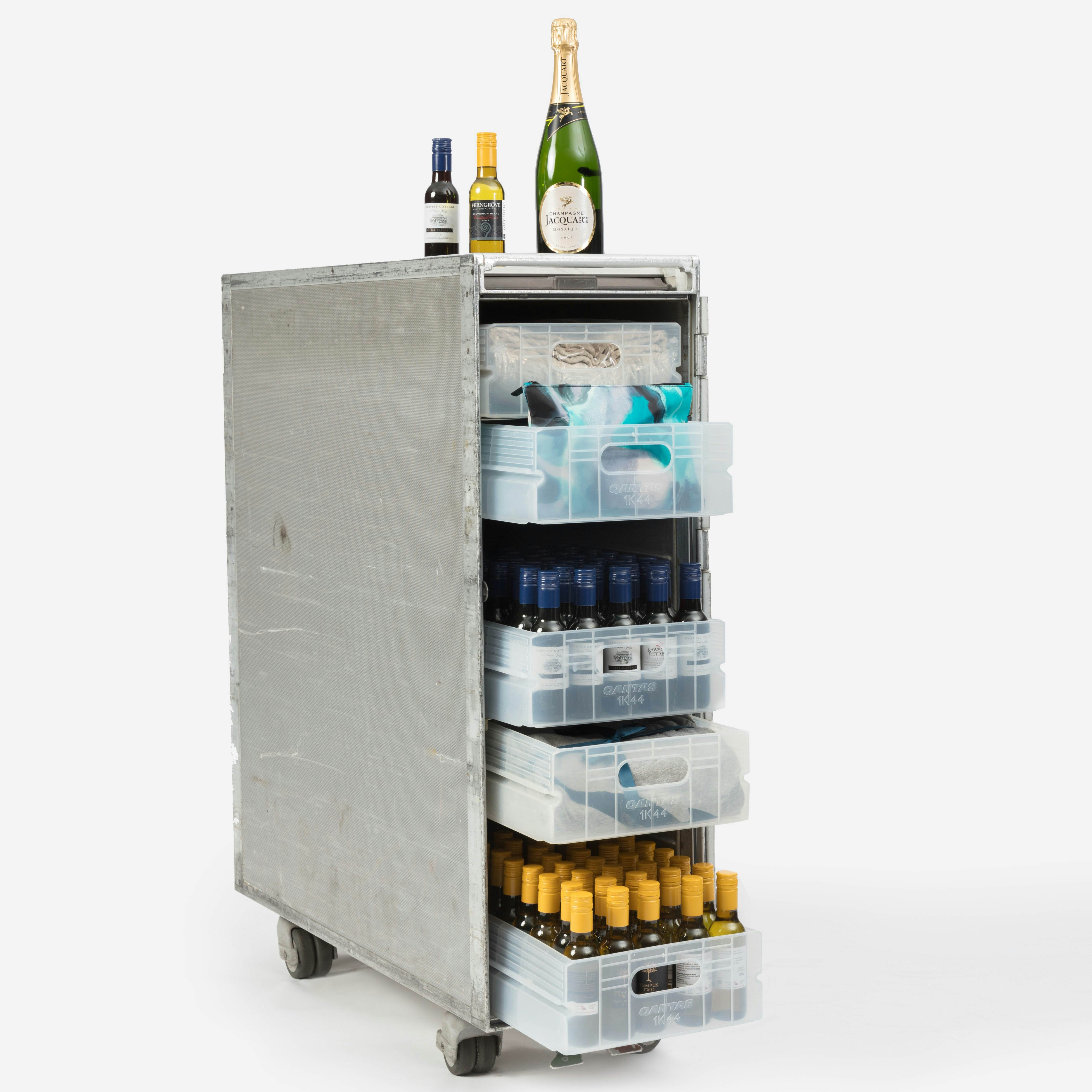 Buy a fullystocked airplane bar cart from Qantas